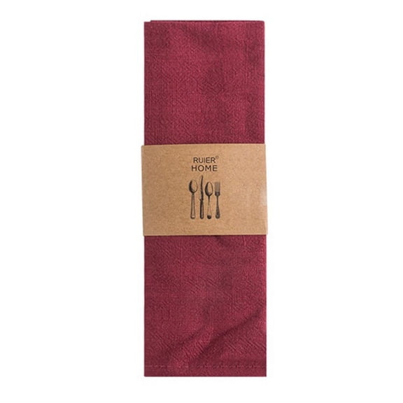 Cloth Napkins 2 Pack 12x16 Inches Flax Cotton Washable and Reusable Table Dinner Napkins for Hotel, Restaurant, Weddings,Spring Easter and Parties| Highly Absorbent Cloth Napkins
