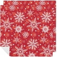 thumbnail image 1 of Cloth Napkins Falling Snowflakes Christmas Soft Comfortable Napkins 4 Pack for Family Dinners Weddings Cocktail Kitchen Banquet Decorative Washcloths, 1 of 6