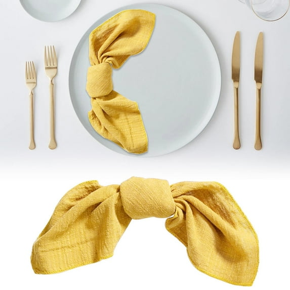 Cloth Napkins, Linen Napkins, Terracotta Dinner Cotton Linen Napkins Bulk Washable for Wedding Party Baby Shower Bridal Shower Birthday