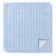 thumbnail image 1 of Cloth Napkins Set of 2 - 20x20 Inches, Blue White Stripe Washable Reusable Table Napkins, Modern Minimalist Geometric Striped Soft & Absortbent Dining Napkin for Party Wedding Hotel Restaurant, 1 of 8