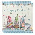 thumbnail image 1 of Cloth Napkins Set of 2 - 20x20 Inches, Easter Washable Reusable Table Napkins, Spring Rabbit Ear Gnomes Eggs Floral Lattice Soft & Absortbent Dining Napkin for Party Wedding Hotel Restaurant, 1 of 8