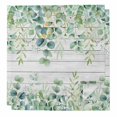 thumbnail image 1 of Cloth Napkins Set of 2 - 20x20 Inches, Green Washable Reusable Table Napkins, Eucalyptus Leaves Soft & Absortbent Dining Napkin for Party Wedding Hotel Restaurant, 1 of 8