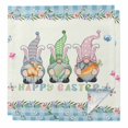 thumbnail image 1 of Cloth Napkins Set of 2 - 20x20 Inches, Happy Easter Washable Reusable Table Napkins, Spring Gnomes Rabbit Eggs Floral Lattice Soft & Absortbent Dining Napkin for Party Wedding Hotel Restaurant, 1 of 8