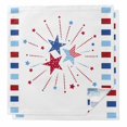 thumbnail image 1 of Cloth Napkins Set of 2 - 20x20 Inches, Independence Day Washable Reusable Table Napkins, 4th of July Red Blue Striped Stars Patriotic Soft Absortbent Dining Napkin for Party Wedding Hotel Restaurant, 1 of 9
