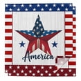 thumbnail image 1 of Cloth Napkins Set of 2 - 20x20 Inches, Independence Day Washable Reusable Table Napkins, Blue Red Star American Flag Striped Soft & Absortbent Dining Napkin for Party Wedding Hotel Restaurant, 1 of 8