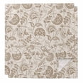 thumbnail image 1 of Cloth Napkins Set of 2 - 20x20 Inches, Khaki Fruit Washable Reusable Table Napkins, Country Retro Floral Botanical Plant Soft & Absortbent Dining Napkin for Party Wedding Hotel Restaurant, 1 of 8