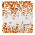 thumbnail image 1 of Cloth Napkins Set of 2 - 20x20 Inches, Orange Eucalyptus Leaves Washable Reusable Table Napkins, Spring Summer Botanical Soft & Absortbent Dining Napkin for Party Wedding Hotel Restaurant, 1 of 8