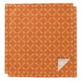 thumbnail image 1 of Cloth Napkins Set of 2 - 20x20 Inches, Orange Morocco Washable Reusable Table Napkins, Geometric Leaf Diamond Lattice Abstract Soft & Absortbent Dining Napkin for Party Wedding Hotel Restaurant, 1 of 8