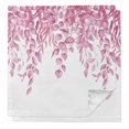 thumbnail image 1 of Cloth Napkins Set of 2 - 20x20 Inches, Pink Eucalyptus Leaves Washable Reusable Table Napkins, Spring Botanical Leaf Branches Soft & Absortbent Dining Napkin for Party Wedding Hotel Restaurant, 1 of 8