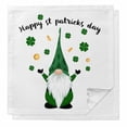 thumbnail image 1 of Cloth Napkins Set of 2 - 20x20 Inches, St. Patrick's Day Washable Reusable Table Napkins, Spring Lucky Gnomes Shamrocks Grass Soft & Absortbent Dining Napkin for Party Wedding Hotel Restaurant, 1 of 8