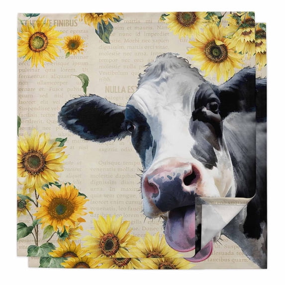 Cloth Napkins Set of 2 - 20x20 Inches, Window Forest Washable Reusable Table Napkins, Vintage Arched Black Green Soft & Absortbent Dining Napkin for Party Wedding Hotel Restaurant