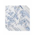thumbnail image 1 of Cloth Napkins Set of 4 - 20x20 Inches, Blue White Flowers Washable Reusable Table Napkins, Spring Summer Floral Botanical Soft & Absortbent Dining Napkin for Party Wedding Hotel Restaurant, 1 of 8