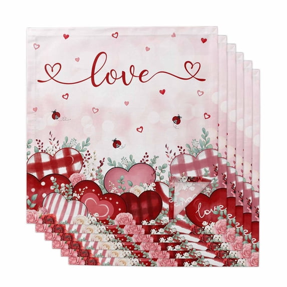 Cloth Napkins Set of 4 - 20x20 Inches, Easter Washable Reusable Table ...