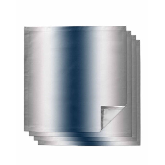 Cloth Napkins Set of 4 - 20x20 Inches, Gray Navy Blue Washable Reusable Table Napkins, Modern Gradient Geometric Soft & Absortbent Dining Napkin for Party Wedding Hotel Restaurant