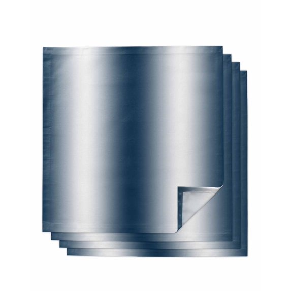 Cloth Napkins Set of 4 - 20x20 Inches, Ombre Dark Blue Washable Reusable Table Napkins, Gradient White Abstract Minimalist Stripe Soft & Absortbent Dining Napkin for Party Wedding Hotel Restaurant