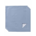 thumbnail image 1 of Cloth Napkins Set of 4 - 20x20 Inches, Pure Light Blue Washable Reusable Table Napkins, Simple Solid Color Soft & Absortbent Dining Napkin for Party Wedding Hotel Restaurant, 1 of 8