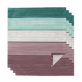 thumbnail image 1 of Cloth Napkins Set of 4 - 20x20 Inches, Purple Green Wood Grain Washable Reusable Table Napkins, Rustic Retro Wooden Plank Soft & Absortbent Dining Napkin for Party Wedding Hotel Restaurant, 1 of 8