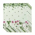 thumbnail image 1 of Cloth Napkins Set of 4 - 20x20 Inches, St. Patrick's Day Washable Reusable Table Napkins, Green Shamrocks Floral Botanical Soft & Absortbent Dining Napkin for Party Wedding Hotel Restaurant, 1 of 8