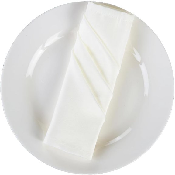 Cloth Napkins Set of 6 – 18x18 Inch Washable Fabric Dinner Napkins – Reusable Square Table Napkins with Hemmed Edges for Weddings, Parties, Restaurants, Hotels, Banquets