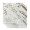 thumbnail image 1 of Cloth Napkins Set of 6 - 20x20 Inches, Golden Marble Washable Reusable Table Napkins, Abstract Modern Minimalist Art Soft & Absortbent Dining Napkin for Party Wedding Hotel Restaurant, 1 of 9