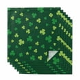 thumbnail image 1 of Cloth Napkins Set of 6 - 20x20 Inches, Happy St. Patrick's Day Washable Reusable Table Napkins, Spring Shamrocks Grass Watercolor Soft & Absortbent Dining Napkin for Party Wedding Hotel Restaurant, 1 of 8