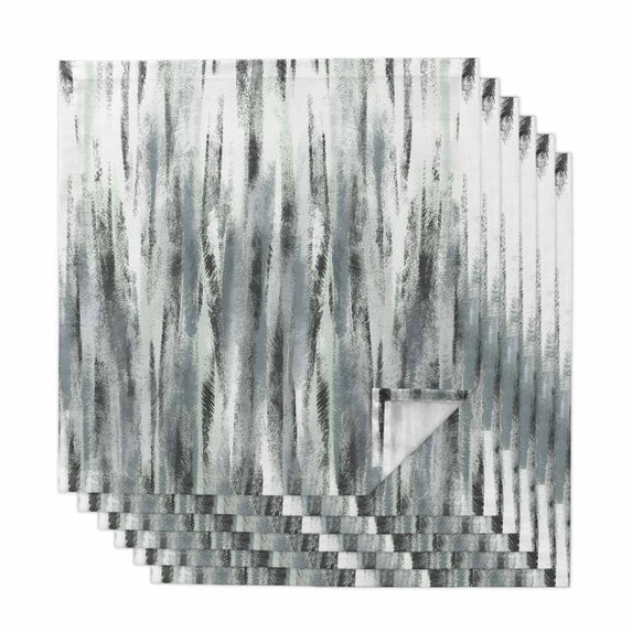 Cloth Napkins Set of 6 - 20x20 Inches, Sage Green Grey Vintage Washable Reusable Table Napkins, Retro Abstract Art Soft & Absortbent Dining Napkin for Party Wedding Hotel Restaurant