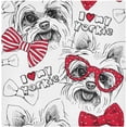 thumbnail image 1 of Cloth Napkins Set of 6 Funny Dog Printed Polyester Dinner Napkins Soft Comfortable Reusable Table Cloth Napkins for Family Dinner Banquet Wedding Festivals Party, 20x20in Washcloth Gift, 1 of 7