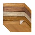 thumbnail image 1 of Cloth Napkins Set of 8 - 20x20 Inches, Farmhouse Yellow Brown Washable Reusable Table Napkins, Vintage Wooden Striped Soft & Absortbent Dining Napkin for Party Wedding Hotel Restaurant, 1 of 8