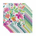 thumbnail image 1 of Cloth Napkins Set of 8 - 20x20 Inches, Flowers Leaves Washable Reusable Table Napkins, Tropical Summer Botanical Watercolor Soft & Absortbent Dining Napkin for Party Wedding Hotel Restaurant, 1 of 9