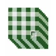 thumbnail image 1 of Cloth Napkins Set of 8 - 20x20 Inches, Green Plaid Washable Reusable Table Napkins, Spring Summer Farmhouse Buffalo Checkered Soft & Absortbent Dining Napkin for Party Wedding Hotel Restaurant, 1 of 8