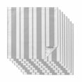 thumbnail image 1 of Cloth Napkins Set of 8 - 20x20 Inches, Grey Striped Washable Reusable Table Napkins, Blue Geometric Line Stripes Farmhouse Soft & Absortbent Dining Napkin for Party Wedding Hotel Restaurant, 1 of 9