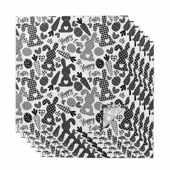 Cloth Napkins Set of 8 20x20 Inches, Orange Ombre Sun Rise Washable