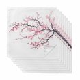 thumbnail image 1 of Cloth Napkins Set of 8 - 20x20 Inches, Pink Cherry Blossom Washable Reusable Table Napkins, Spring Branches Floral Watercolor Soft & Absortbent Dining Napkin for Party Wedding Hotel Restaurant, 1 of 8