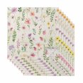 thumbnail image 1 of Cloth Napkins Set of 8 - 20x20 Inches, Pink Spring Floral Washable Reusable Table Napkins, Flowers Elegant Pastoral Botanical Soft & Absortbent Dining Napkin for Party Wedding Hotel Restaurant, 1 of 8
