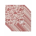 thumbnail image 1 of Cloth Napkins Set of 8 - 20x20 Inches, Red Spring Floral Washable Reusable Table Napkins, Summer Botanical Farmhouse Soft & Absortbent Dining Napkin for Party Wedding Hotel Restaurant, 1 of 8