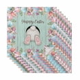 thumbnail image 1 of Cloth Napkins Set of 8 - 20x20 Inches, Turquoise Bunny Easter Washable Reusable Table Napkins, Eggs Spring Floral Rabbits Wooden Soft & Absortbent Dining Napkin for Party Wedding Hotel Restaurant, 1 of 8