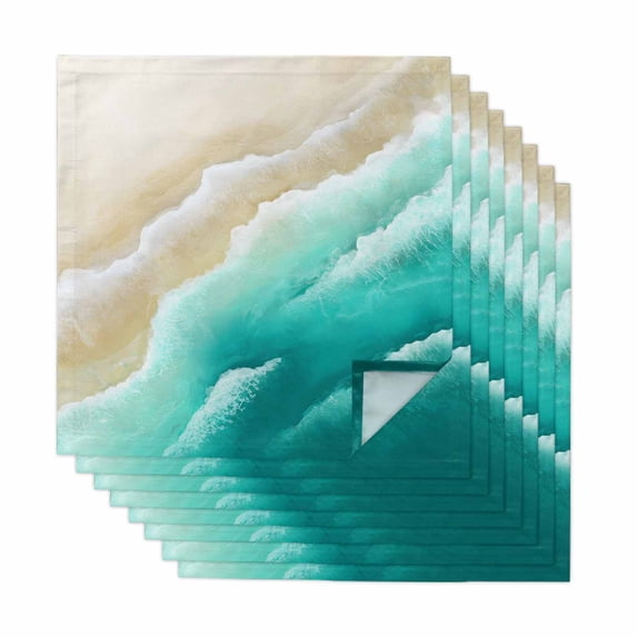 Cloth Napkins Set of 8 - 20x20 Inches, Vintage Dragonfly Washable Reusable Table Napkins, Vintage Brown Tree Branch Soft & Absortbent Dining Napkin for Party Wedding Hotel Restaurant