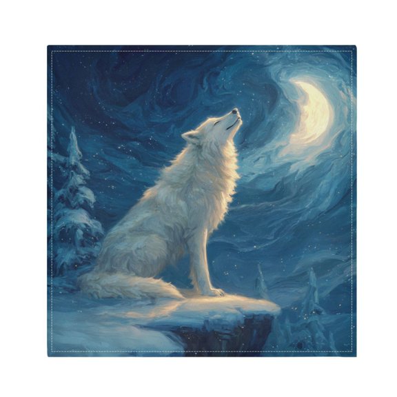 Cloth Napkins Set of1 100% Satin Peachskin Velvet 20x20inx1 Napkins Cloth napkins are washable Soft and Absorbent Direwolf