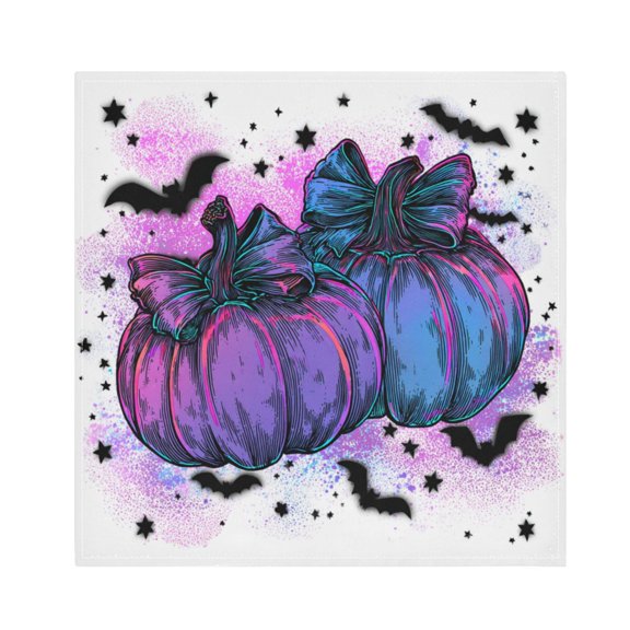 Cloth Napkins Set of1 100% Satin Peachskin Velvet 20x20inx1 Napkins Cloth napkins are washable Soft and Absorbent Purple Vibrant Pumpkin