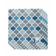 thumbnail image 1 of Cloth Napkins Vintage Moroccan Geometric Lattice Washable Soft Kitchen Dinner Napkin Set of 4, 1 of 9