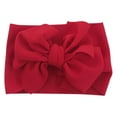 thumbnail image 1 of Cloth Newborn Headband Adjustable Big Bowknot Kids Hairband Child DIY Hair Accessory, 1 of 10