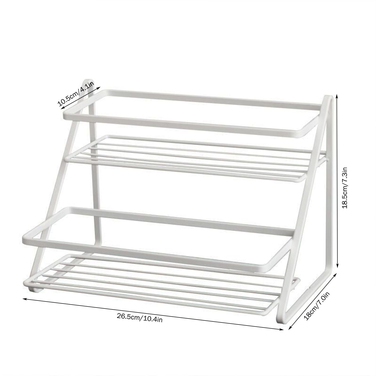 Comforter Basket Stackable Cabinet Shelves Kitchen Counter Rack ...