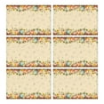 thumbnail image 1 of Cloth Placemats Set Of 6 Linen Machine Washable Dining Table Mats Welcome Fall Pumpkins Eucalyptus Dinner Mats for Outdoor Tables Desk Kitchen, 1 of 2