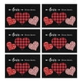 thumbnail image 1 of Cloth Placemats Set Of 6 Linen Non Slip Table Placemats Valentines Day Love Dinner Mats for Outdoor Tables Desk Kitchen, 1 of 2