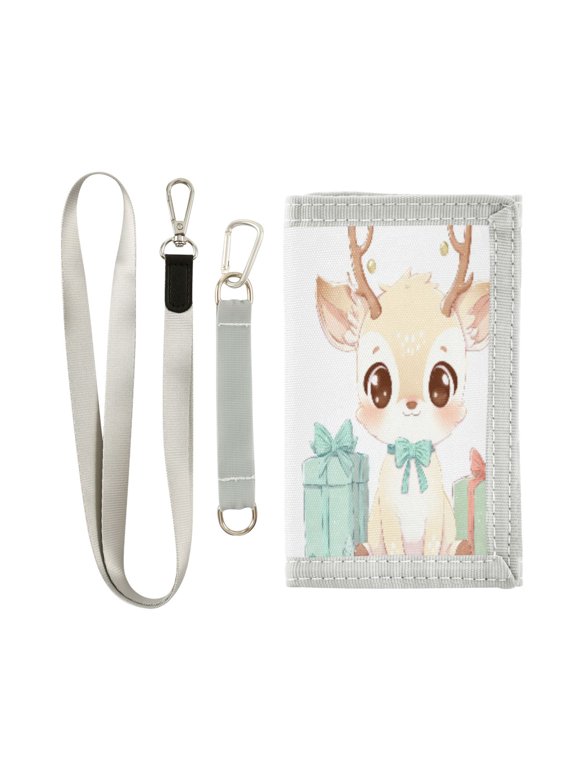 Cloth Purse Boys' Novelty Wallets Girls' Novelty Wallets Men's Wallets Women's Wallets Card Wallet Cash Wallet Student ID Bag Coin Wallet Cute Little Deer