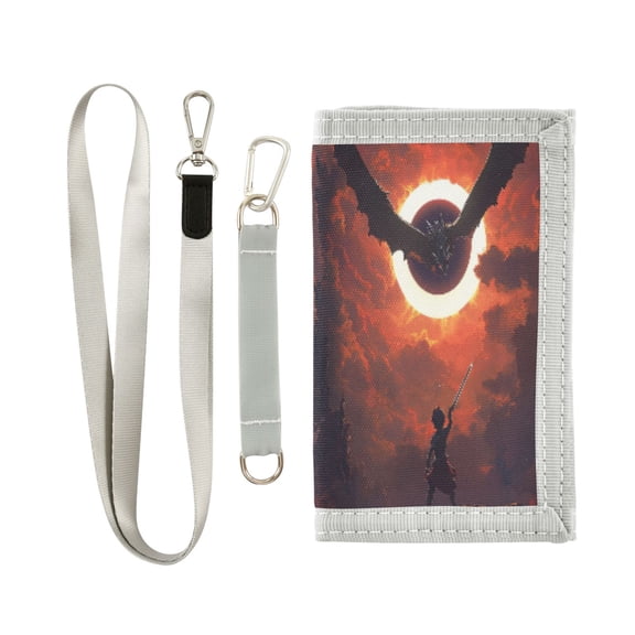 Cloth Purse Boys' Novelty Wallets Girls' Novelty Wallets Men's Wallets Women's Wallets Card Wallet Cash Wallet Student ID Bag Coin Wallet Fierce Dragon