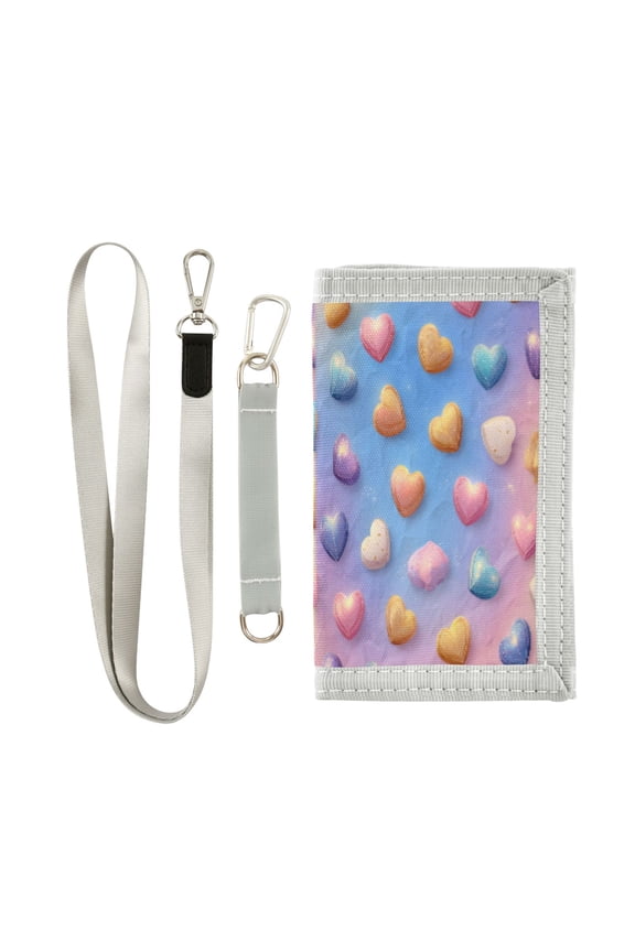 Cloth Purse Boys' Novelty Wallets Girls' Novelty Wallets Men's Wallets Women's Wallets Card Wallet Cash Wallet Student ID Bag Coin Wallet Heart Candy