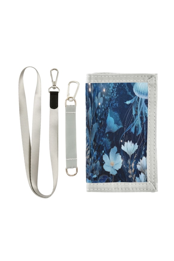 Cloth Purse Boys' Novelty Wallets Girls' Novelty Wallets Men's Wallets Women's Wallets Card Wallet Cash Wallet Student ID Bag Coin Wallet Jellyfish