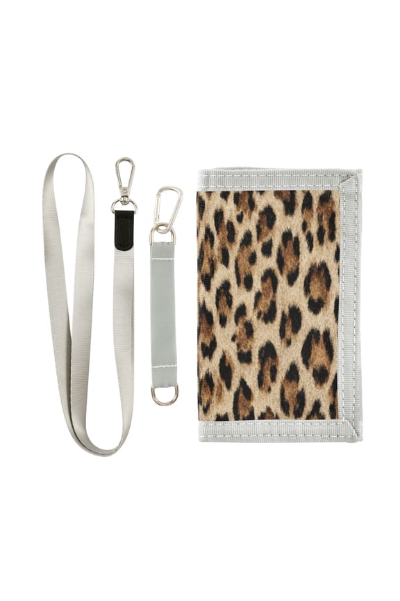 Cloth Purse Boys' Novelty Wallets Girls' Novelty Wallets Men's Wallets Women's Wallets Card Wallet Cash Wallet Student ID Bag Coin Wallet Leopard Pattern