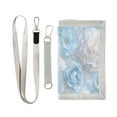 thumbnail image 1 of Cloth Purse Boys' Novelty Wallets Girls' Novelty Wallets Men's Wallets Women's Wallets Card Wallet Cash Wallet Student ID Bag Coin Wallet Super Beautiful White Roses, 1 of 7